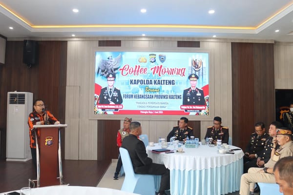 Hari Lahir Pancasila Jadi Ajang Penguatan Kebersamaan, Polda Kalteng Rangkul Forum Kebangsaan