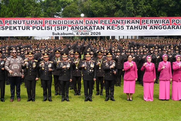 1.848 Perwira Remaja Siap Bertugas, Perkuat Lini Terdepan Pelayanan dan Perlindungan Masyarakat