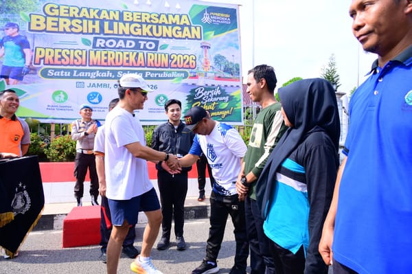 Polda Jambi Ajak Masyarakat Peduli Lingkungan Lewat Aksi Bersih-Bersih Jelang Hari Bhayangkara ke-80 dan Presisi Merdeka Run 2026