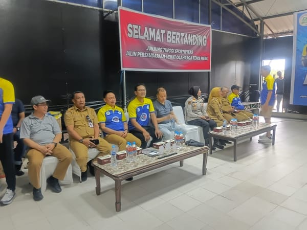 Dukung Pembinaan Atlet Muda, Kapolsek Pontianak Selatan Hadir di Turnamen Tenis Meja 2026