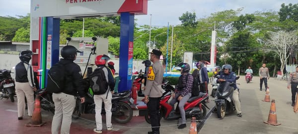 Polresta Pontianak Perkuat Pengawasan SPBU untuk Antisipasi Dampak Kenaikan Harga BBM