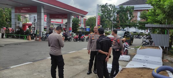 Jaga Kondusivitas dan Kelancaran Distribusi, Polresta Pontianak Intensif Sambangi SPBU