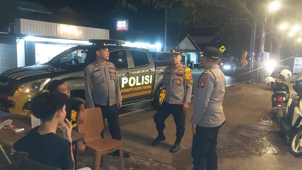 Pasca Hujan Deras dan Air Pasang, Patroli Enggang Selatan Intensifkan Pemantauan Wilayah
