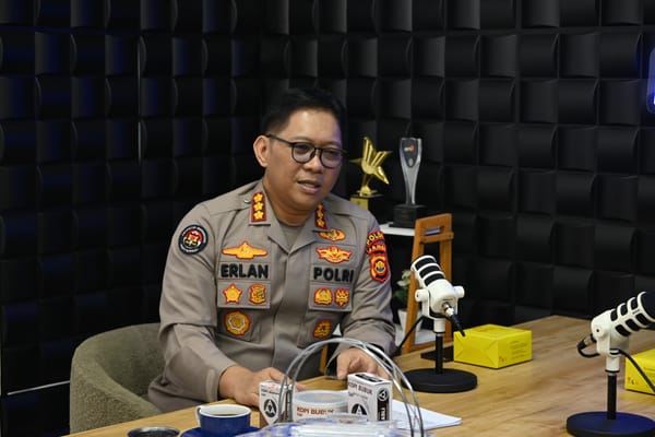 Kabid Humas Polda Jambi Paparkan Rangkaian Hari Bhayangkara ke-80 dan Program Presisi dalam Podcast Bersama Tribun Jambi