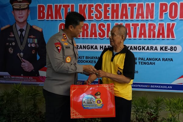 Sambut Hari Bhayangkara ke-80, Polda Kalteng Hadirkan Layanan Operasi Katarak Gratis bagi Warga