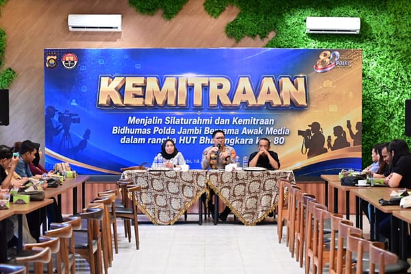 Polda Jambi dan Insan Pers Pererat Kemitraan untuk Mendukung Keterbukaan Informasi Publik