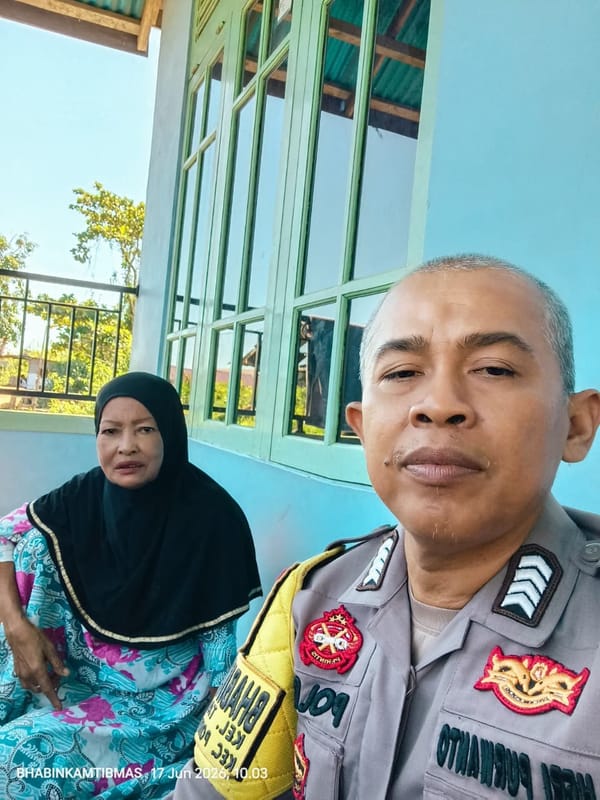Sambang Dialogis Bhabinkamtibmas Tanjung Hilir, Warga Diajak Aktif Ciptakan Lingkungan Aman dan Kondusif