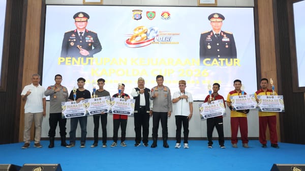 Kejuaraan Catur Kapolda Kalteng Cup 2026 Sukses Digelar, Enam Pecatur Berprestasi Tampil Sebagai Juara
