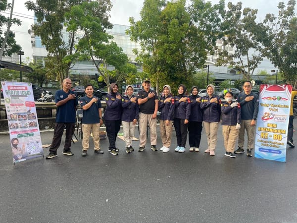 Sambut Hari Bhayangkara ke-80, Siedokkes Polresta Pontianak Gelar Pemeriksaan Kesehatan Gratis di Car Free Day