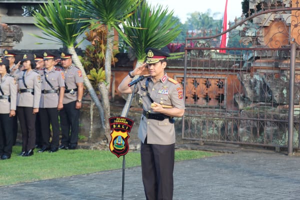 Sambut HUT Bhayangkara ke-80, Kapolda Bali Pimpin Ziarah Rombongan di TMP Pancaka Tirta Tabanan