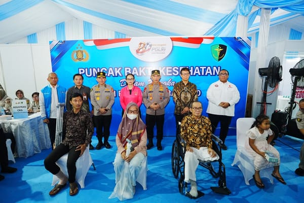 Hadiri Puncak Bakti Kesehatan, Kapolri Tekankan Pelayanan Terbaik bagi Masyarakat dan Anggota Polri