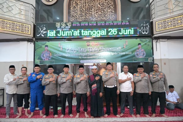 Wujud Syukur dan Pengabdian, Polda Jambi Gelar Doa Bersama Lintas Agama Sambut Hari Bhayangkara ke-80