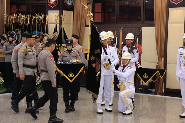 Penyucian Panji Rastra Sewakottama Jadi Momentum Refleksi Pengabdian Polri Menjelang Hari Bhayangkara ke-80