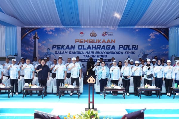 Menpora Erick Thohir Puji Pekan Olahraga Polri 2026, Sebut Ajang Olahraga Perkuat Kesehatan dan Persatuan Bangsa