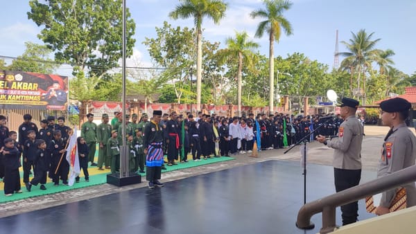 Apel Akbar Pendekar Pencak Silat, Komitmen Bersama Polresta Pontianak Wujudkan Kamtibmas Kondusif