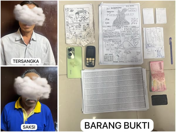 Gerebek Rumah di Klungkung, Polda Bali Ringkus Pelaku Judi Togel Hongkong