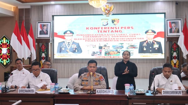 Sepanjang 2026, Polda Kalteng Berhasil Ungkap 331 Kasus Narkoba dan Menangani 323 Perkara 3C