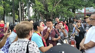Aksi Unjuk Rasa di Jalan Sudirman Medan Picu Kemacetan, Pengguna Jalan Mengeluh