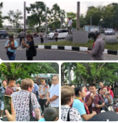 Aksi Massa di Jalan Protokol Medan Bikin Macet, Polisi Diminta Jaga Kelancaran Lalu Lintas
