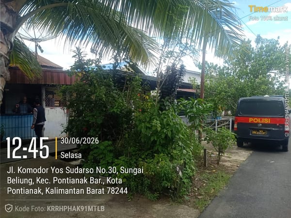 Polsek Pontianak Barat Intensifkan Patroli Siang Hari, Cegah Aksi Pencurian dan Jaga Situasi Kamtibmas