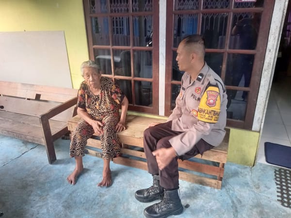 Sambang Dialogis ke Warga, Bhabinkamtibmas Kelurahan Sei Jawi Dalam Imbau Bijak Bermedia Sosial dan Tangkal Hoaks