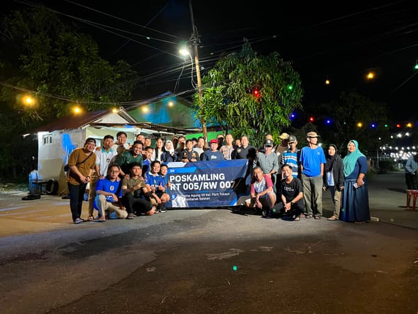 Pererat Sinergi dengan Warga, Bhabinkamtibmas Polsek Pontianak Selatan Ikuti Sosialisasi Siskamling