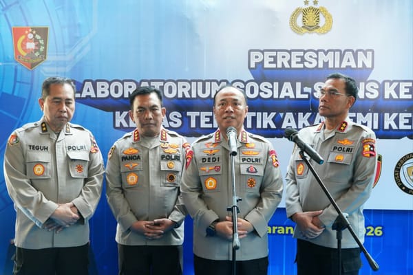 Wakapolri Resmikan Laboratorium Sosial Sains dan Kelas Tematik sebagai Langkah Penguatan Scientific Policing di Akpol