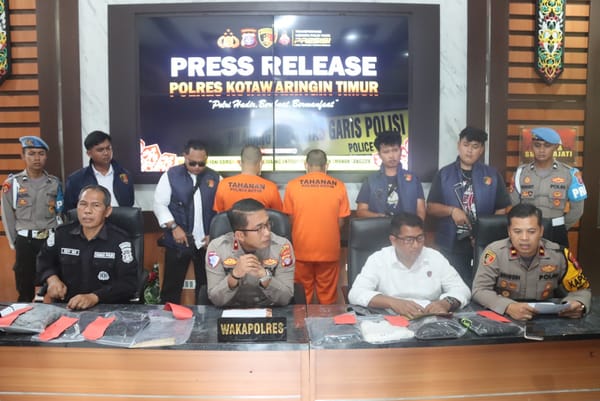Polres Kotim Berhasil Ungkap Kasus Pembunuhan dan Pengeroyokan di Mentaya Hulu, Dua Pelaku Ditangkap