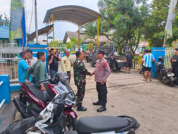 Sikapi Dinamika Kamtibmas Akibat Pemadaman Listrik, Polsek Pontianak Utara Perketat Pengamanan di PLN Siantan