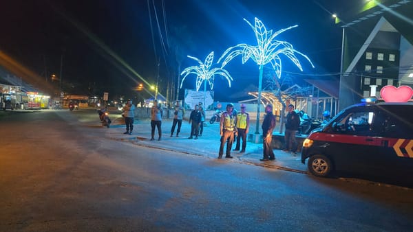 Antisipasi Kenakalan Remaja, Polsek Pontianak Barat Tingkatkan Patroli Malam Minggu