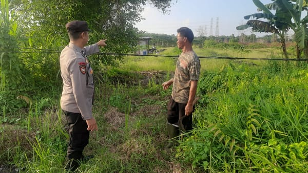Polsek Pontianak Utara Tingkatkan Patroli Karhutla untuk Meminimalkan Risiko Kebakaran Lahan