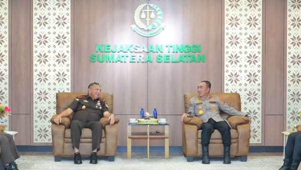 Kapolda Sumsel Silaturahmi ke Kejati, Perkuat Sinergi Penegakan Hukum di Bumi Sriwijaya