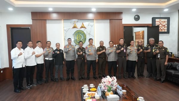 Kapolda Kalteng dan Kejati Perkuat Sinergitas untuk Menjaga Stabilitas Kamtibmas di Bumi Tambun Bungai