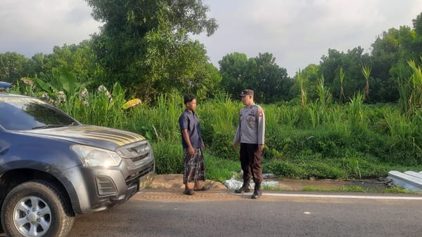 Polsek Pontianak Utara Bersama Warga Intensifkan Monitoring Titik Api untuk Cegah Karhutla