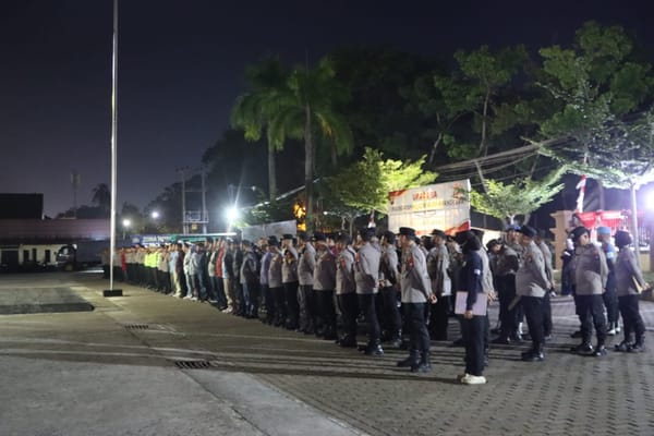 Tingkatkan Kesiapsiagaan, Polresta Pontianak Gelar PLB Sispam Mako bagi Personel