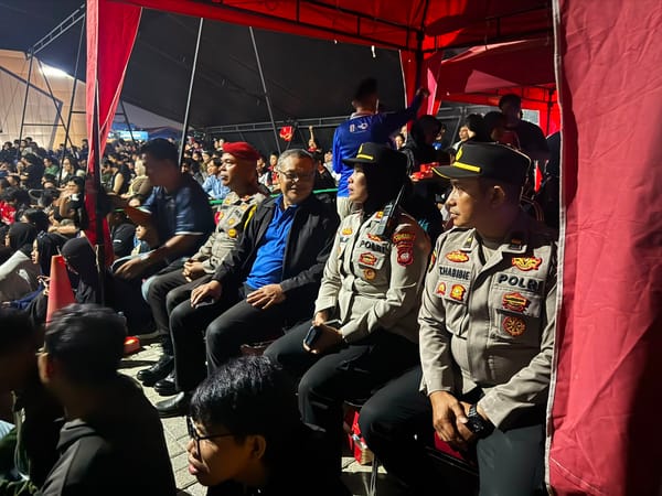Situasi Kondusif Selama Nobar Final Piala Dunia 2026, Polresta Pontianak Optimalkan Pengamanan