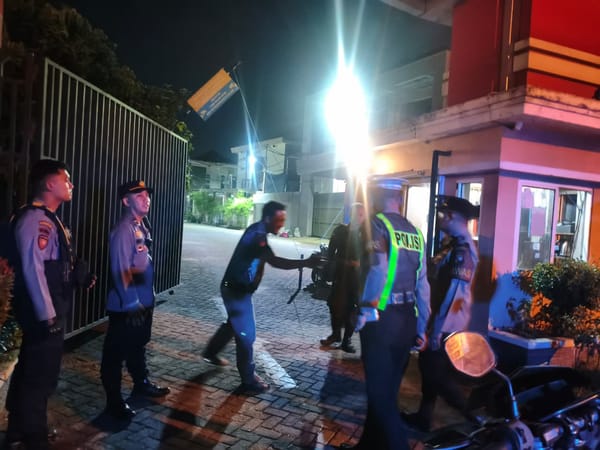 Patroli Skala Besar Polresta Pontianak Digencarkan Demi Menjaga Kamtibmas di Malam Hari