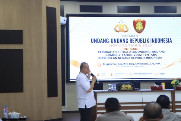 Polresta Pontianak Gelar Sosialisasi dan Penyuluhan Hukum Terkait UU Nomor 1 Tahun 2026 dan UU Nomor 5 Tahun 2026