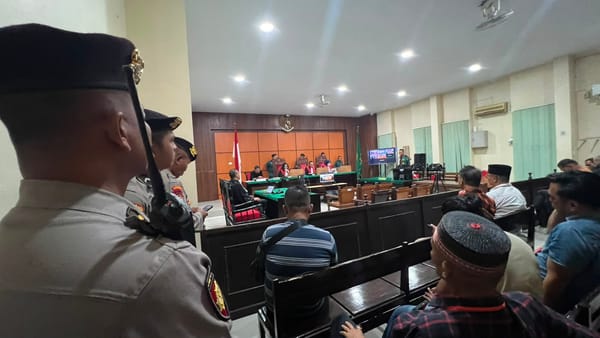 Pastikan Situasi Kondusif, Polresta Pontianak Kawal Pembacaan Putusan Sidang Praperadilan di PN Pontianak