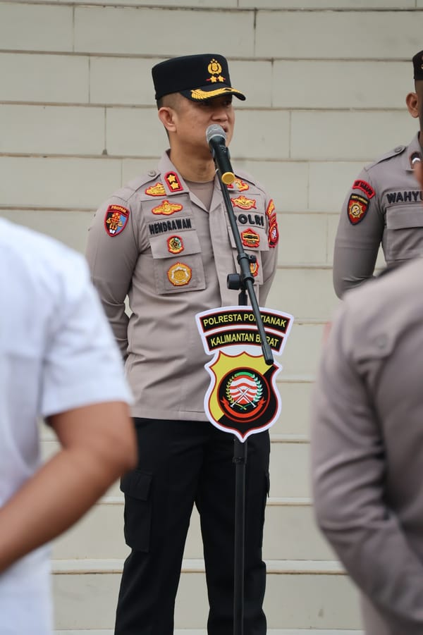 Pimpin Apel Pagi, Wakapolresta Pontianak Ingatkan Pentingnya Kesiapsiagaan Personel dan Keamanan Tahanan