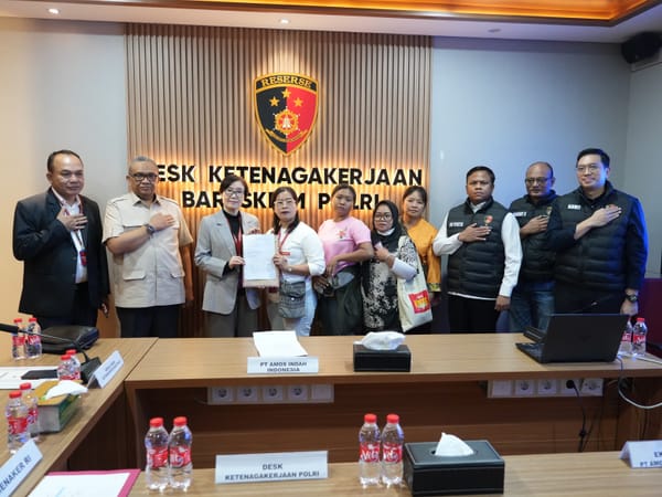 Sinergi Polri dan Kemnaker Berhasil Selesaikan Sengketa PHK 134 Karyawan PT Amos Indah Indonesia