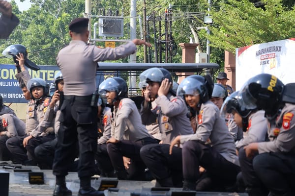 Tingkatkan Profesionalisme, Sat Samapta Polresta Pontianak Gelar Latihan Fungsi Dalmas