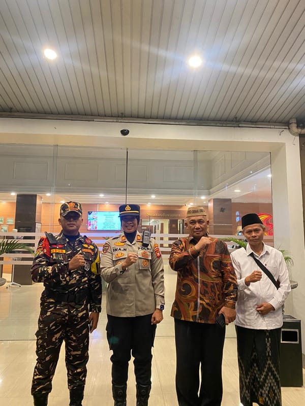 Polresta Pontianak Hadiri dan Amankan Pelantikan Pengurus MWC Nahdlatul Ulama se-Kota Pontianak