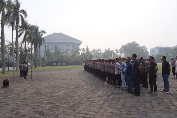 Pastikan Pengamanan Optimal, Polresta Pontianak Laksanakan Apel Kesiapan Pengamanan Aksi PSKB