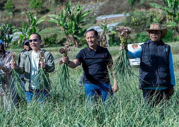 Perkuat Ketahanan Pangan Nasional, Satgas Pangan Polri Kembangkan 534 Hektare Lahan Bawang Putih di Sembalun