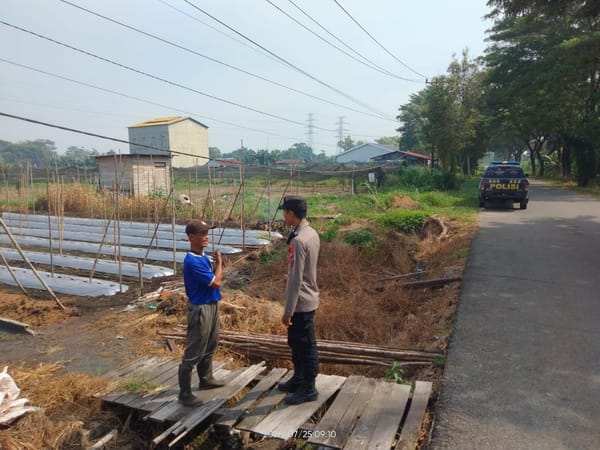 Polsek Pontianak Utara Tingkatkan Patroli dan Edukasi Masyarakat untuk Antisipasi Karhutla