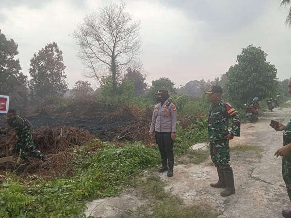 Patroli Terpadu Karhutla Digelar di Pontianak Selatan, Wujud Sinergi TNI, Polri, dan Instansi Terkait