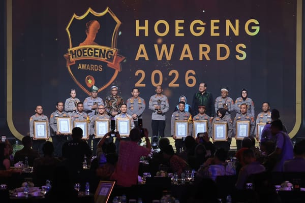Hoegeng Awards 2026 Anugerahkan AKP Siti Elminawati Penghargaan Kategori Polisi Pelindung Perempuan dan Anak