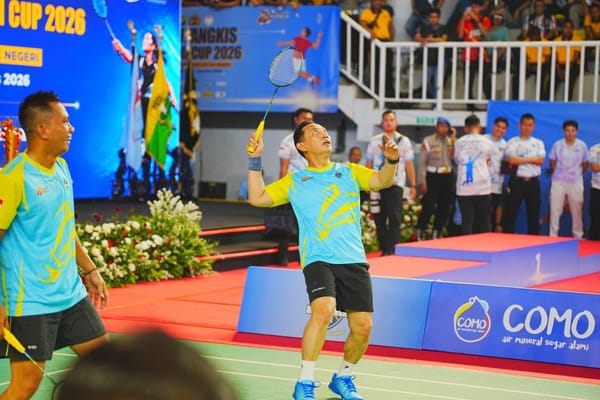 Kapolri Duet Bareng Widi Chandra Kasih Lawan Bahlil-Muhammad di Penutupan Kapolri Cup 2026
