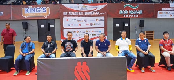 Kapolresta Pontianak Hadiri Opening Ceremony BBM x AIKA Basketball Tournament Season 2
